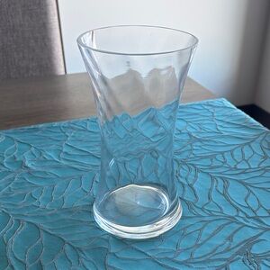 Elegant Clear Glass Vase